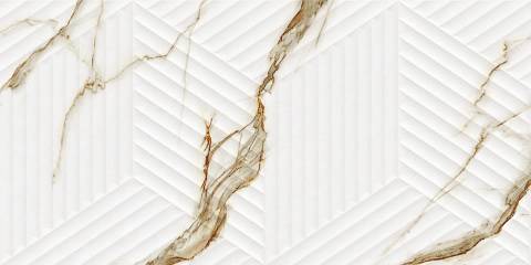 Керамическая плитка LE63063A-F53 Bianco Carrara Oro Cubo Rectificado 300*600*10